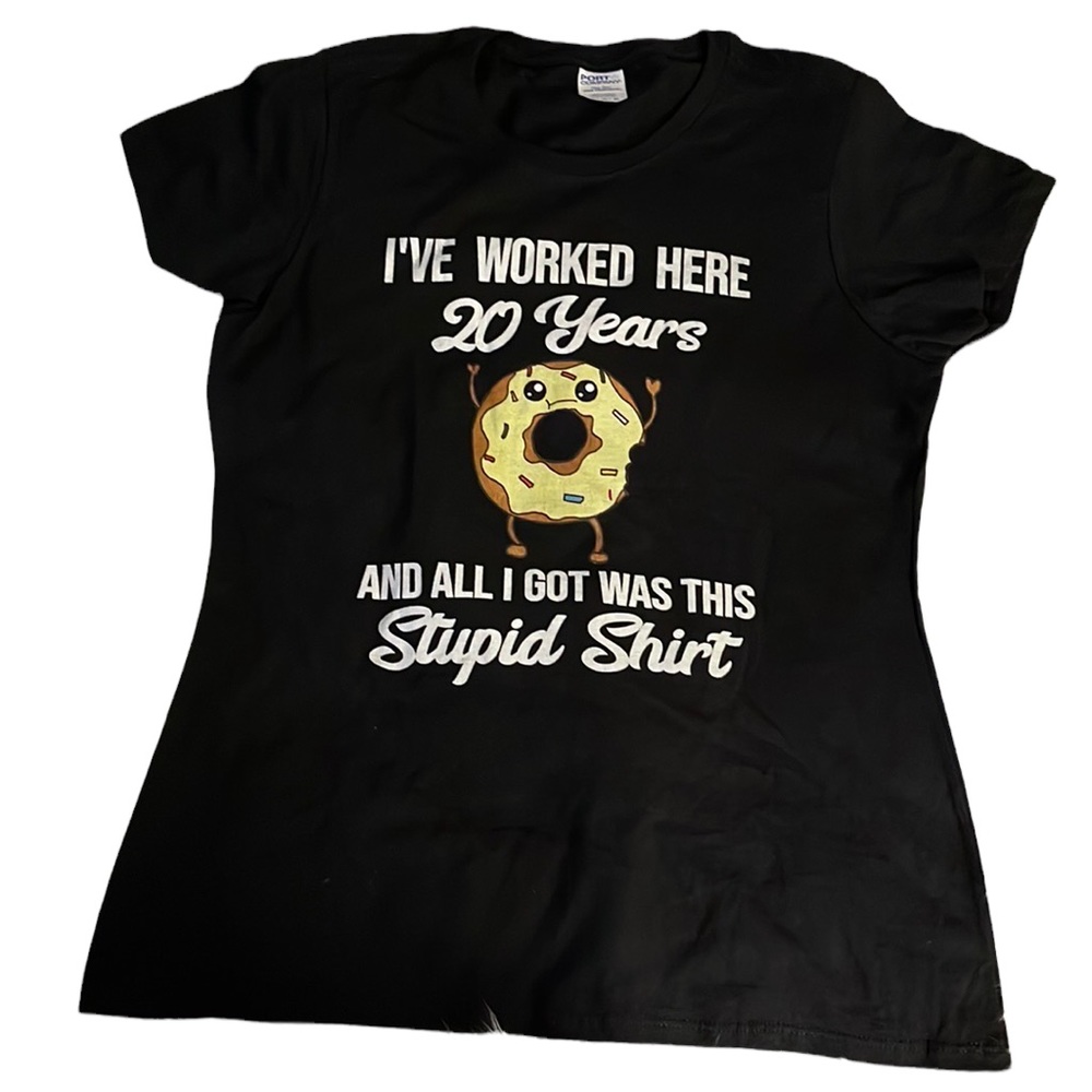 Black Tshirt - 20th Work Anniversary